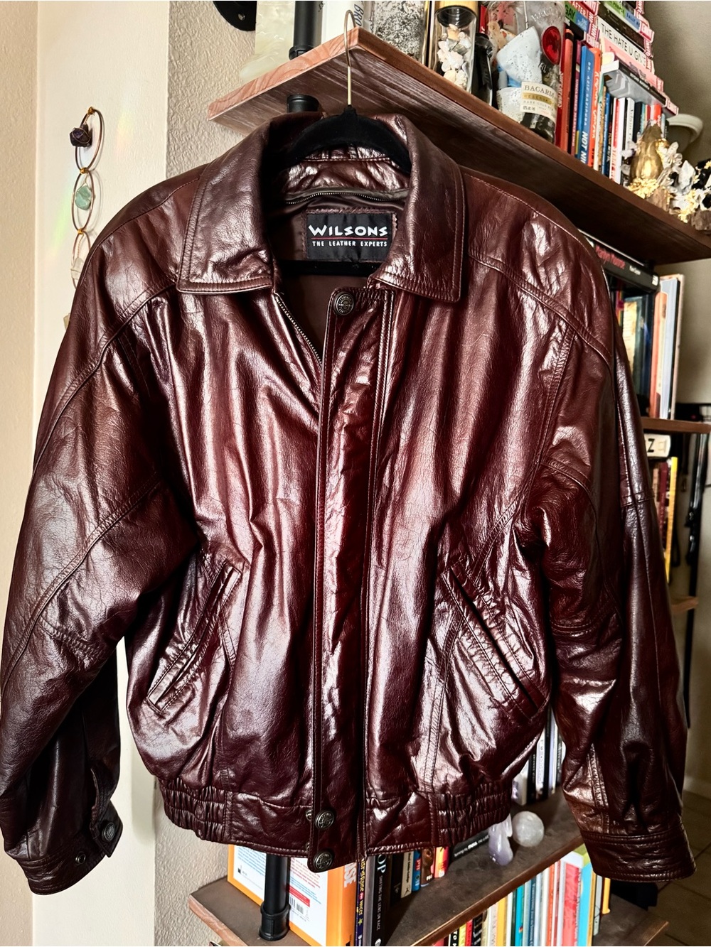 Wilson’s Leather Bomber Jacket Size Men’s Small